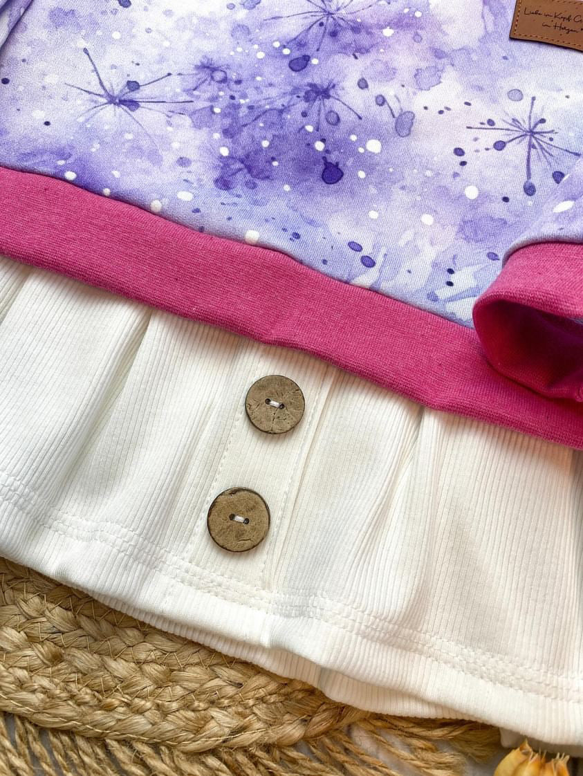 Flecken Lila Wintervorbestellung